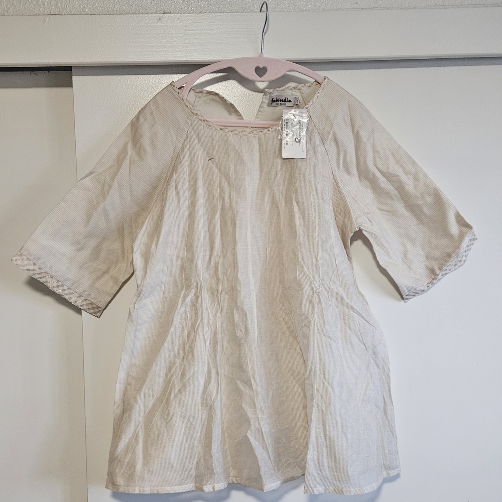 Women's Fabindia Cream Kurti